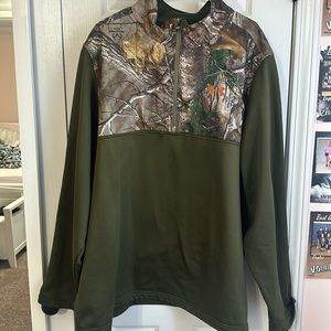 Under Armour camo quarter zip